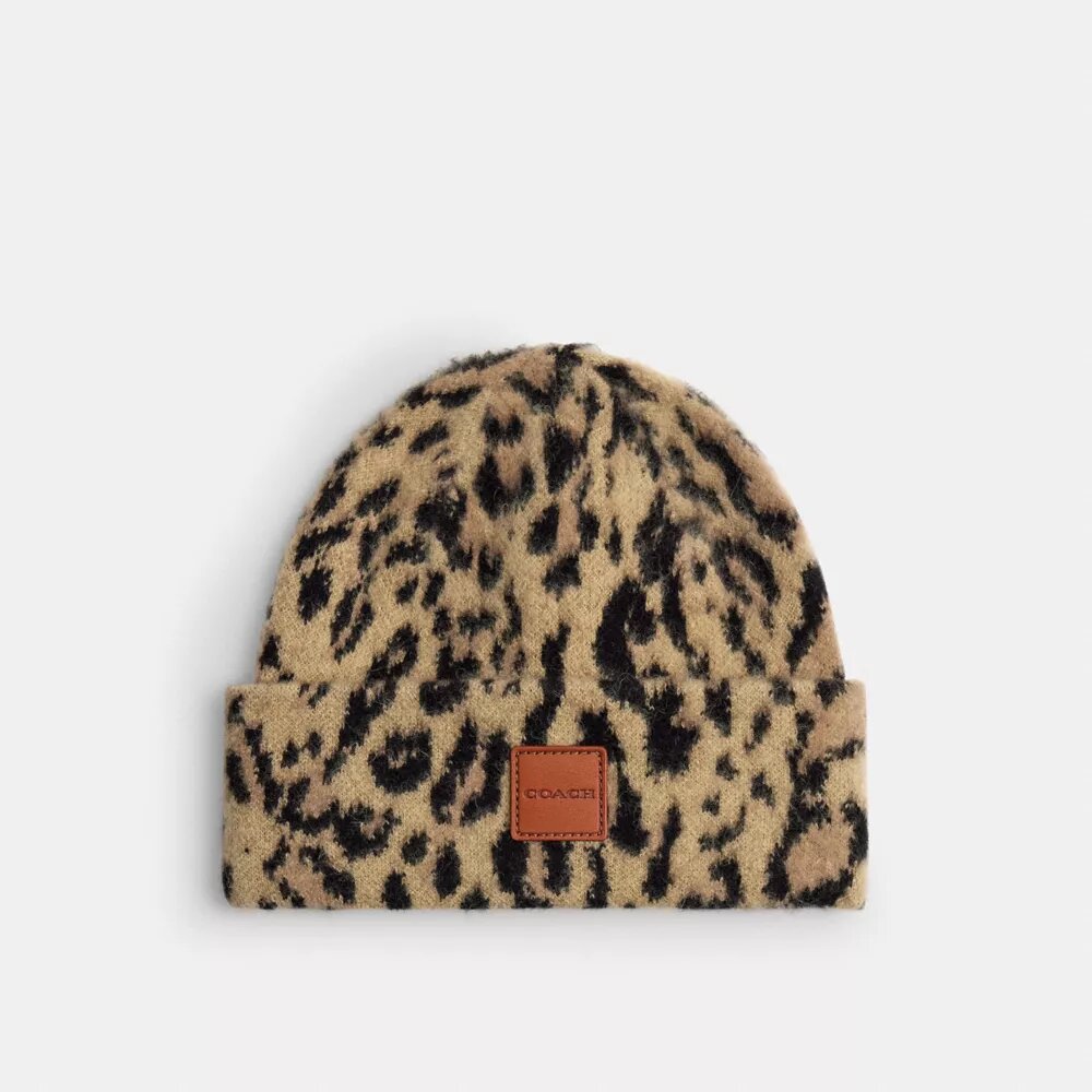 Lue med leopardmønster