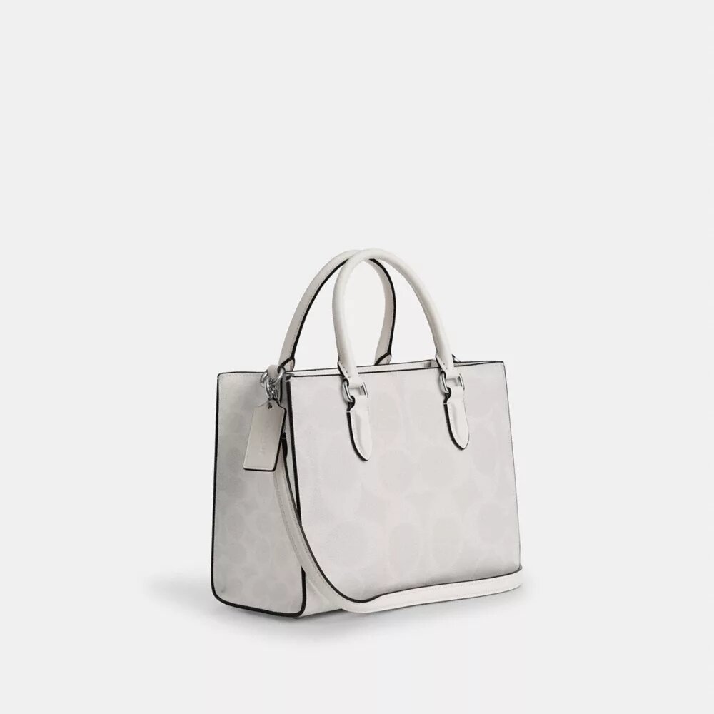 Maggie liten tote-veske i Signature Canvas