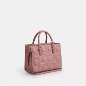 Maggie liten tote-veske i signaturlær