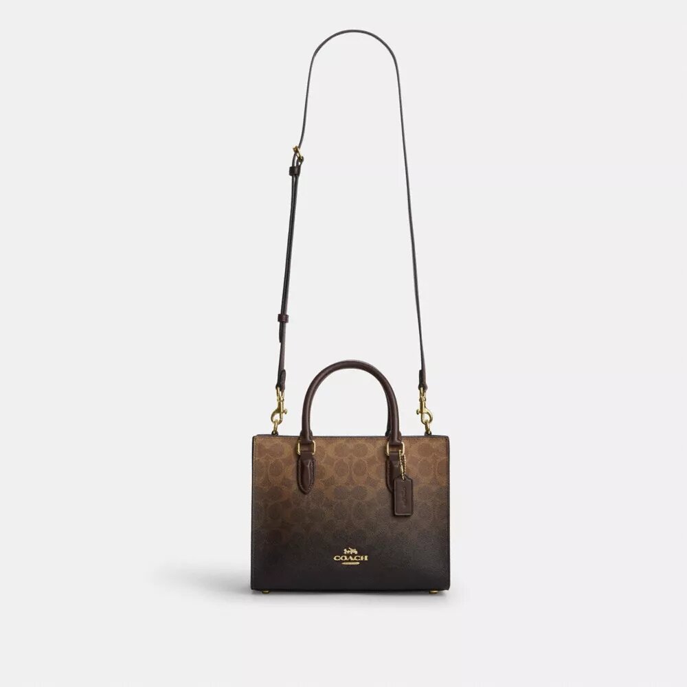 Maggie liten tote-vesker i Ombre Signature Canvas