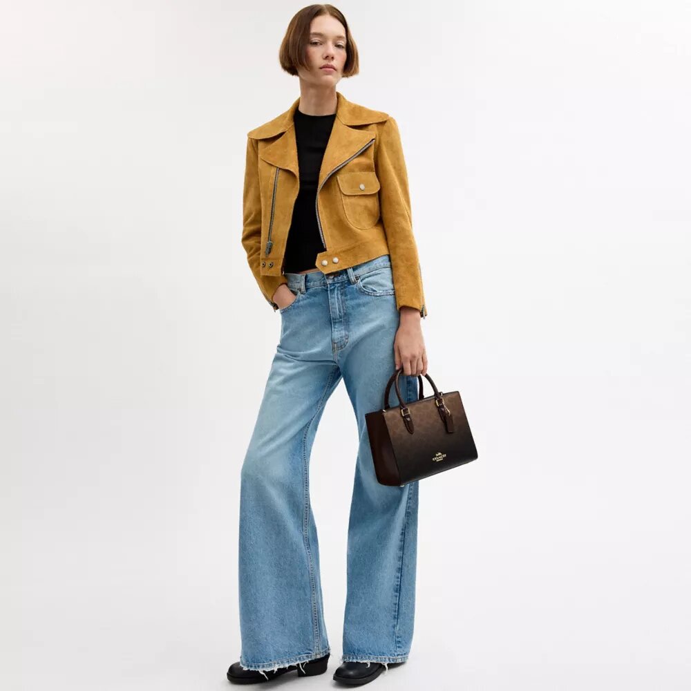 Maggie liten tote-vesker i Ombre Signature Canvas