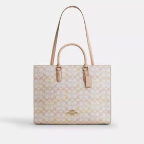 Maggie-tote-veske i Signature Canvas