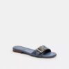 Margot-sandalen i Crystal Signature Denim