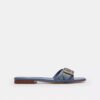 Margot-sandalen i Crystal Signature Denim