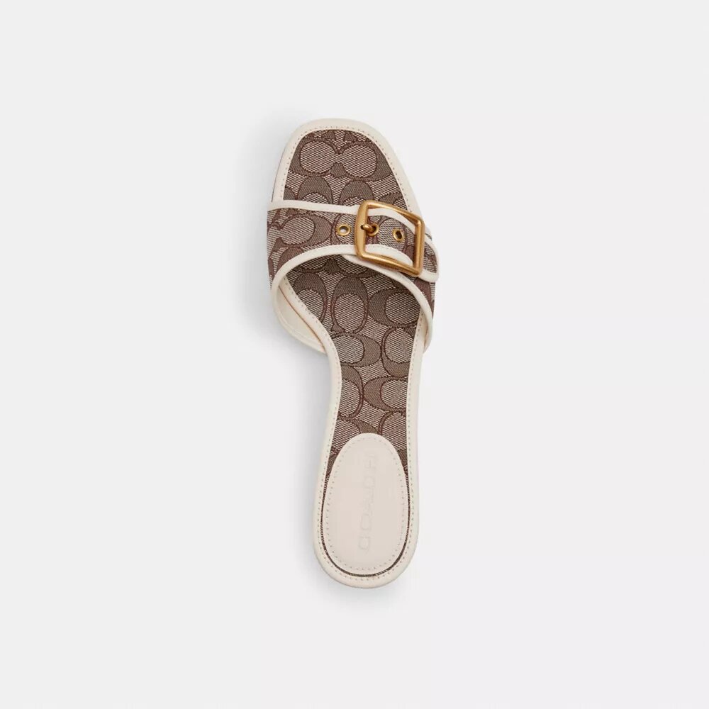 Margot-sandaler i vår karakteristiske jacquard