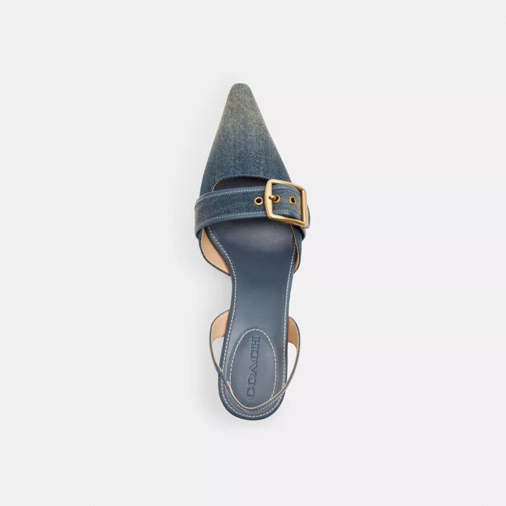 Margot-slingbacks i «Loved Denim»
