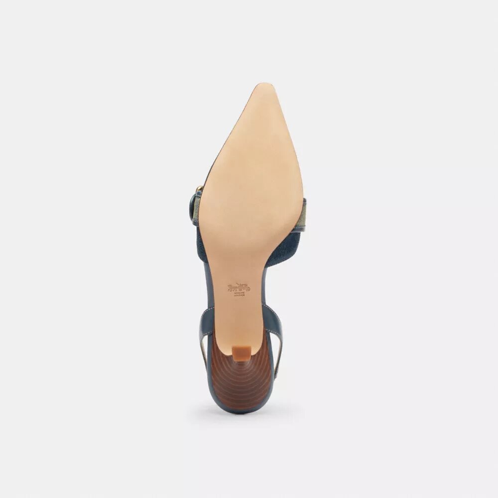 Margot-slingbacks i «Loved Denim»