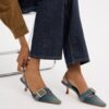 Margot-slingbacks i «Loved Denim»