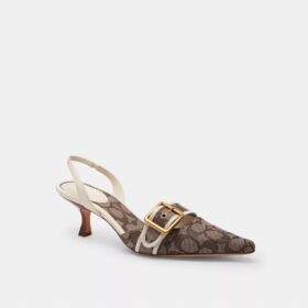 Margot-slingbacks i vårt karakteristiske jacquard