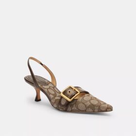 Margot-slingbacks i vårt karakteristiske jacquard