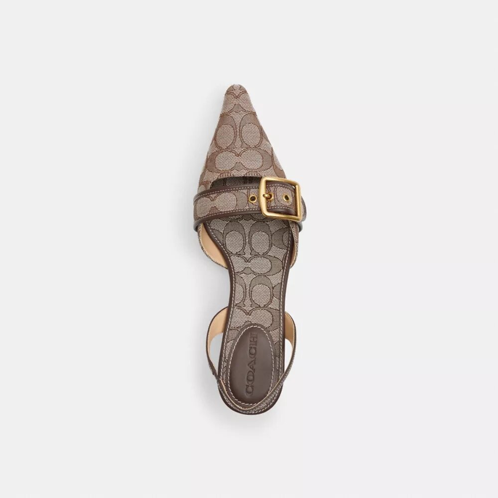 Margot-slingbacks i vårt karakteristiske jacquard