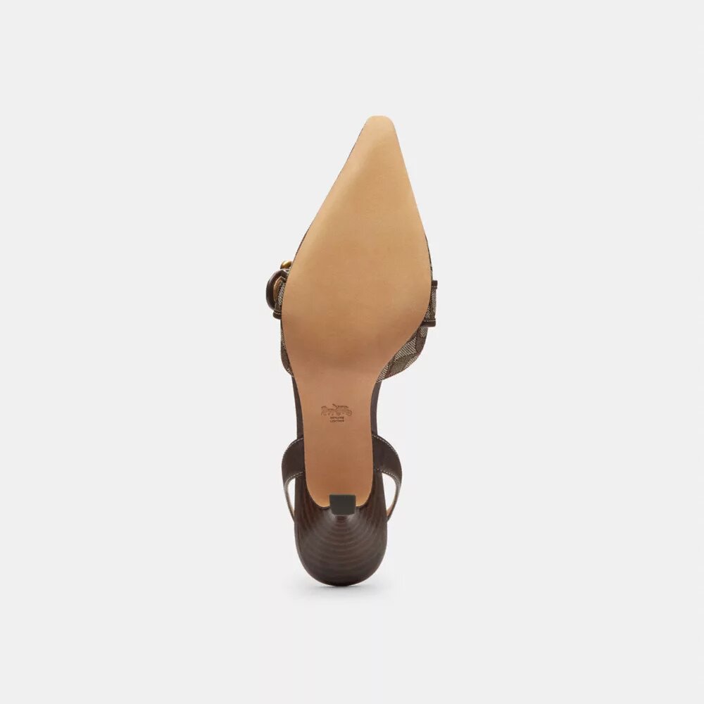 Margot-slingbacks i vårt karakteristiske jacquard