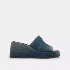 Marie-platåsandal i «Loved Denim»