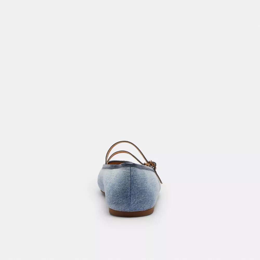 Mary Janes med dobbel spenne i «Loved Denim»