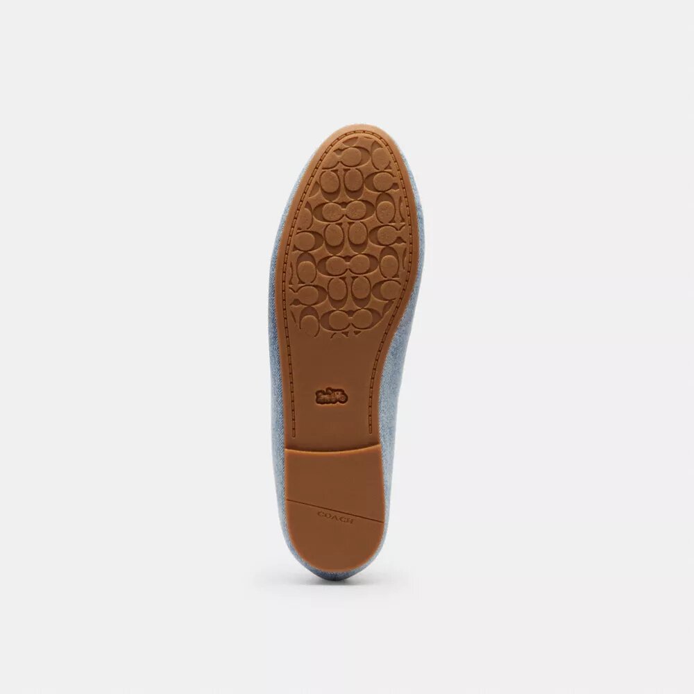 Mary Janes med dobbel spenne i «Loved Denim»