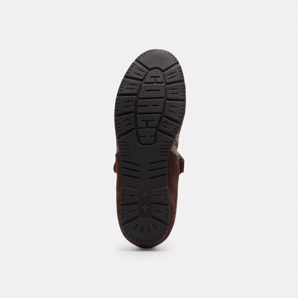 Mary Janes-sneaker i signatur-jacquard