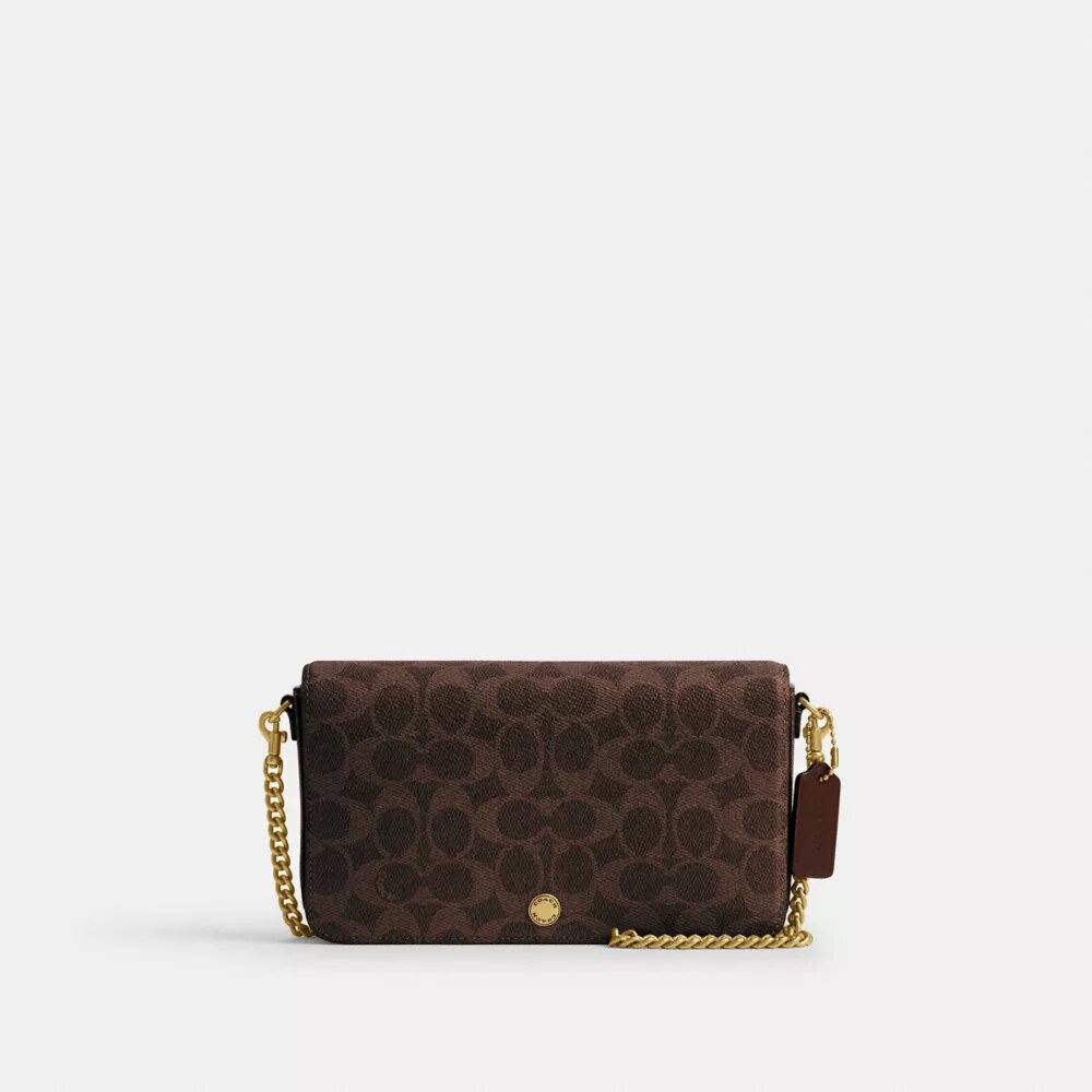 Mila-crossbody-veske i Signature Canvas