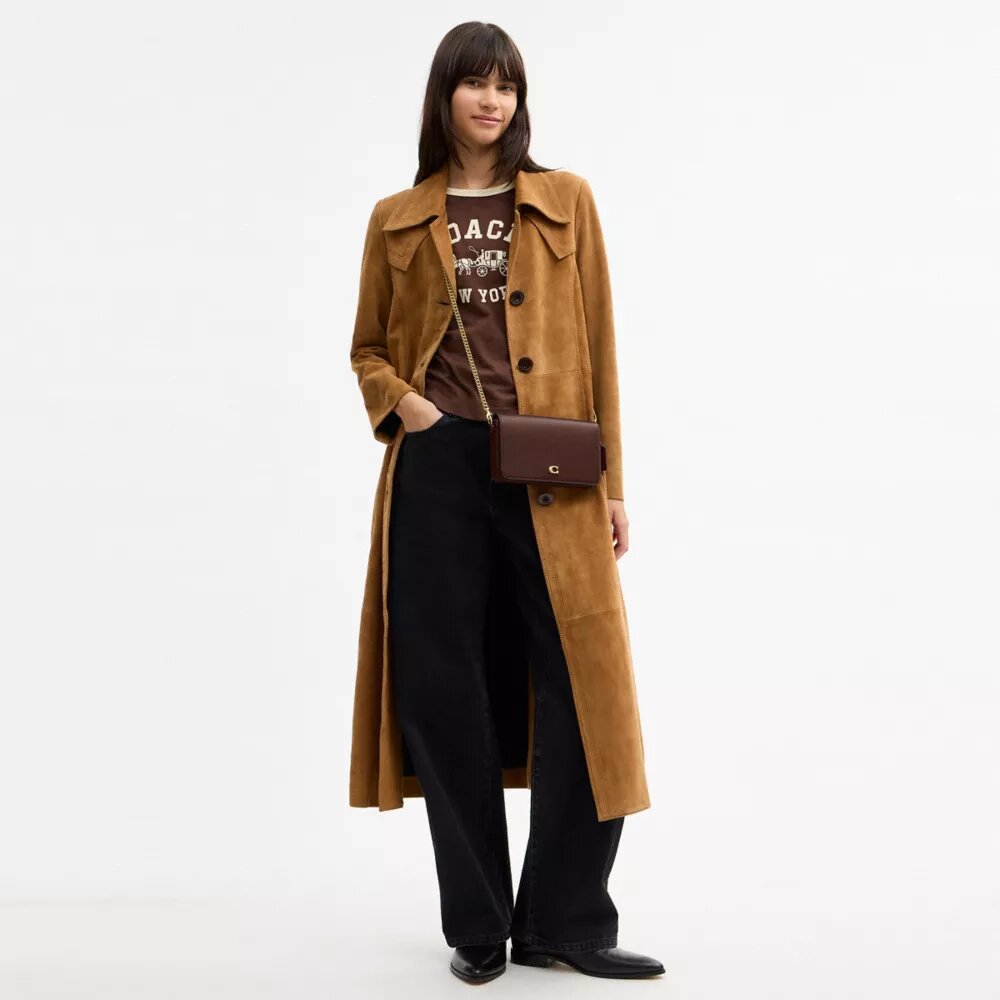 Mila-crossbody-veske med Signature Canvas