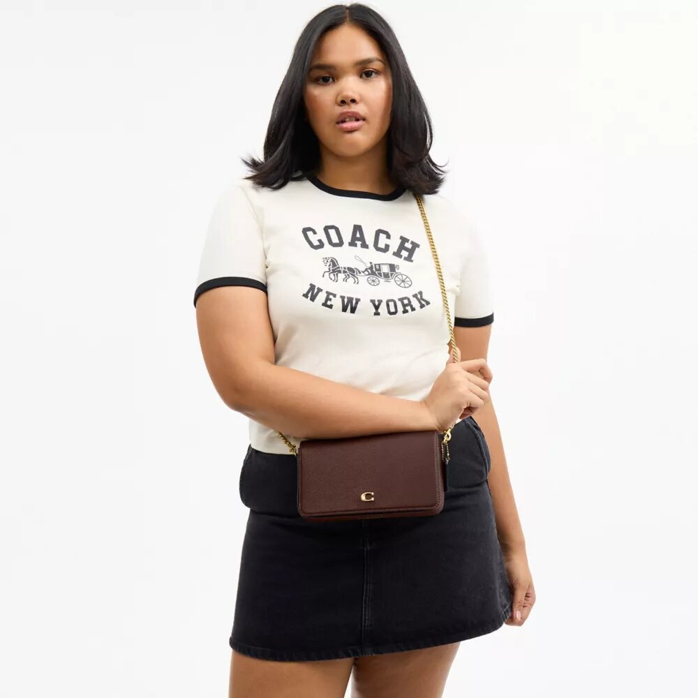 Mila-crossbody-veske med Signature Canvas