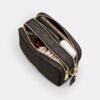 Mini Carey-crossbody-veske i Signature Canvas