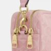 Mini Carey-crossbody-veske i Signature Denim