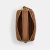 Mini Carey-crossbody-veske med kryssrem i hårkalv med ku-mønster
