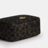 Mini Carey-veske med kryssrem i «Loved» Signature Canvas