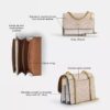 Mini Klare-crossbody-veske i Signature Canvas