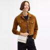 Mini Klare-crossbody-veske i Signature Canvas