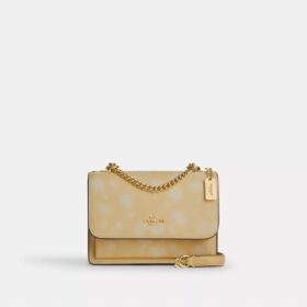 Mini Klare-crossbody-veske med blomstermønster