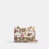 Mini Klare-crossbody-veske med blomstermønster