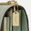 Mini Klare-crossbody-veske med blomstermønster