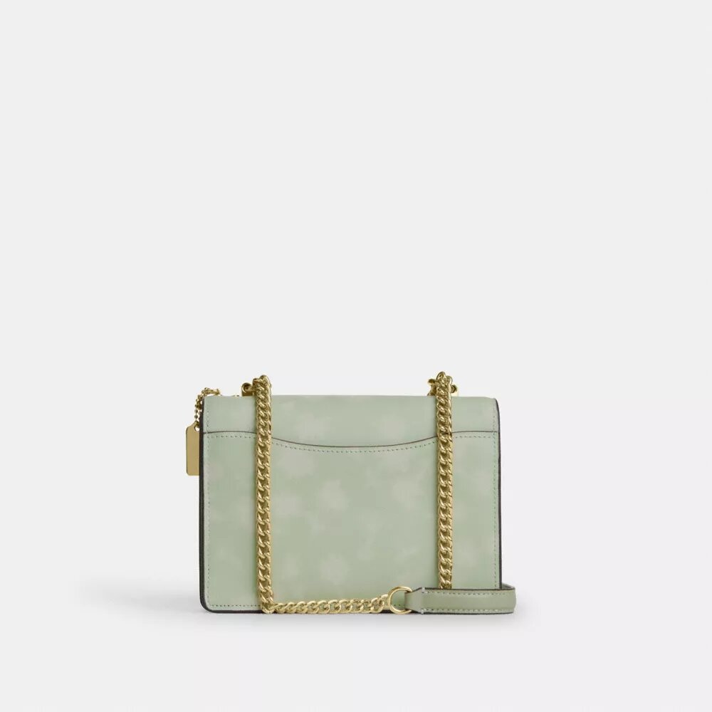 Mini Klare-crossbody-veske med blomstermønster