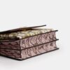Mini Klare-crossbody-veske med blomstermønster