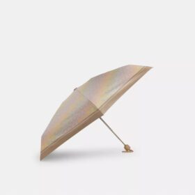 Mini-paraply med UV-beskyttelse i Rainbow Signature-mønster