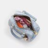Mini Rowan-crossbody-veske i «Loved Denim» med anheng