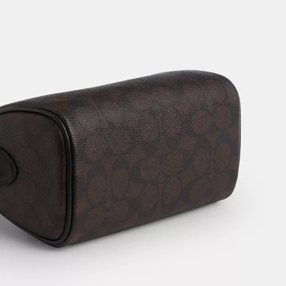 Mini Rowan-crossbody-veske i Signature Canvas