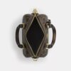 Mini Rowan-crossbody-veske med kryssrem i «Loved Signature Canvas»-kanvas med anheng