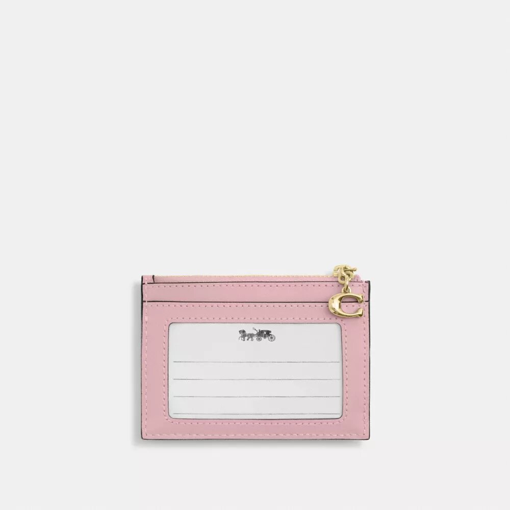 Mini Skinny ID-etui i «Loved Denim» med vattering og anheng