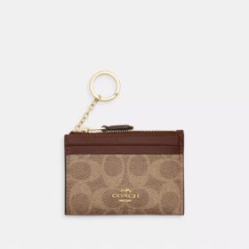 Mini Skinny ID-etui i Signature Canvas
