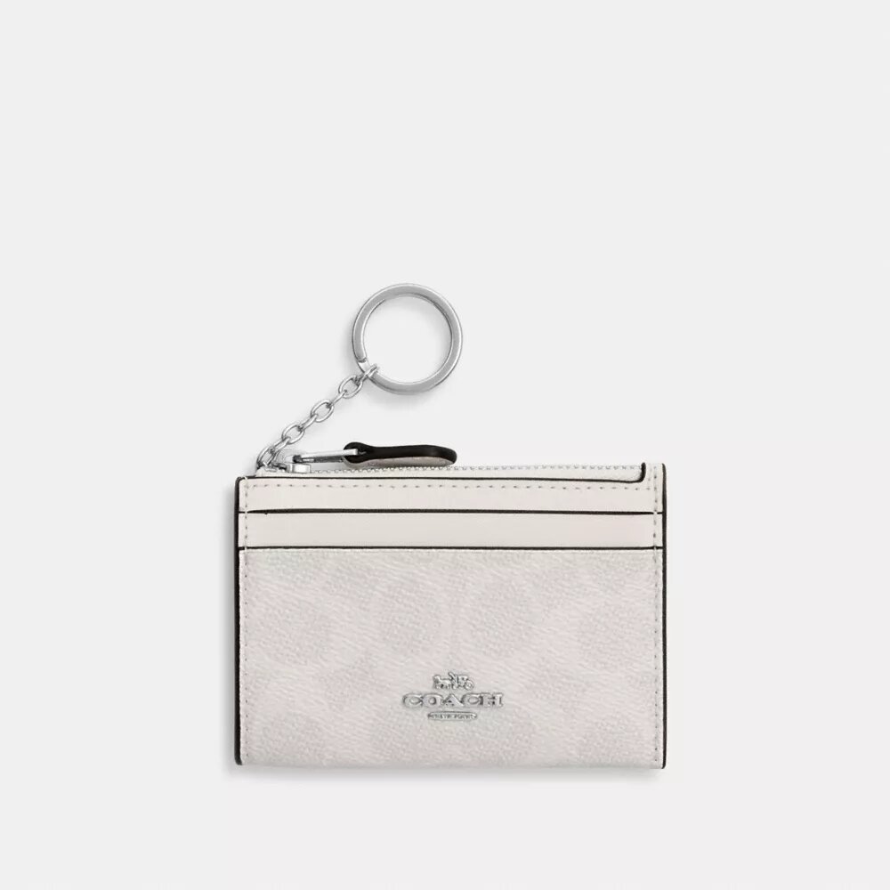 Mini Skinny ID-etui i Signature Canvas