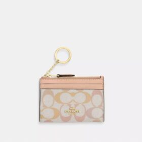 Mini Skinny ID-etui i Signature Canvas