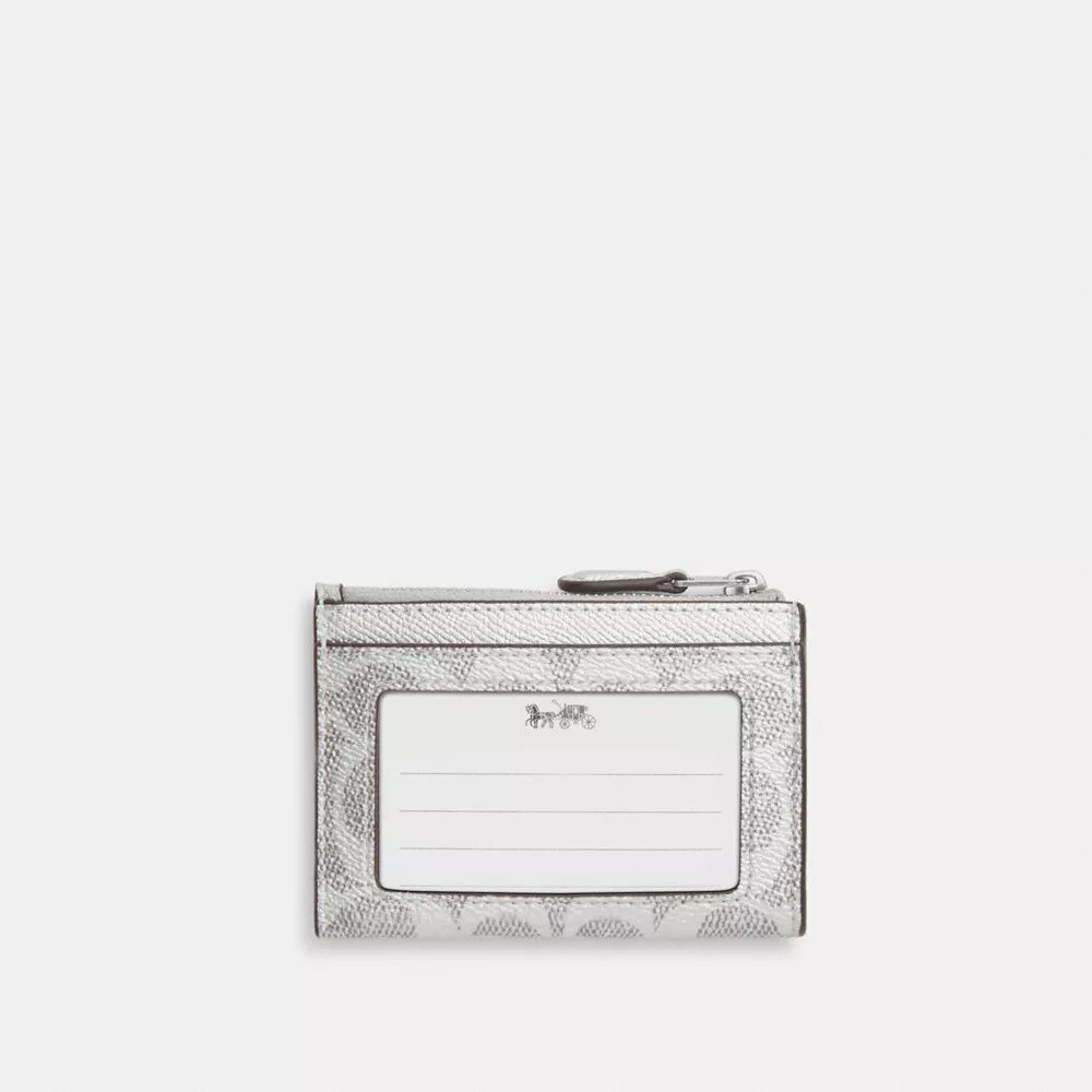 Mini Skinny ID-etui i Signature Canvas