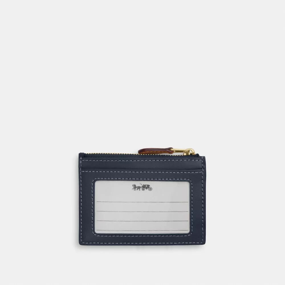 Mini Skinny ID-etui i Signature Denim