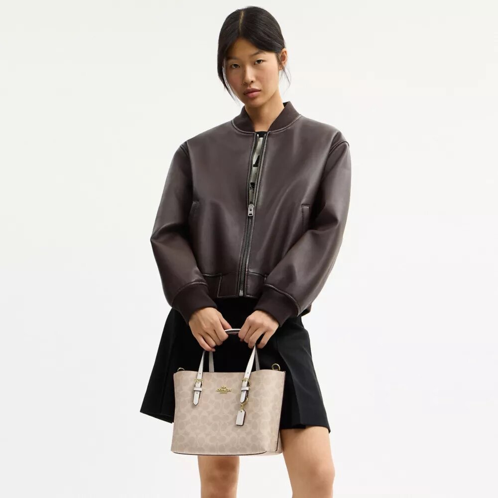 Mollie-tote-veske 25 i Signature Canvas
