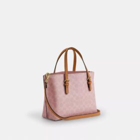 Mollie-tote-veske 25 i Signature Canvas med anheng