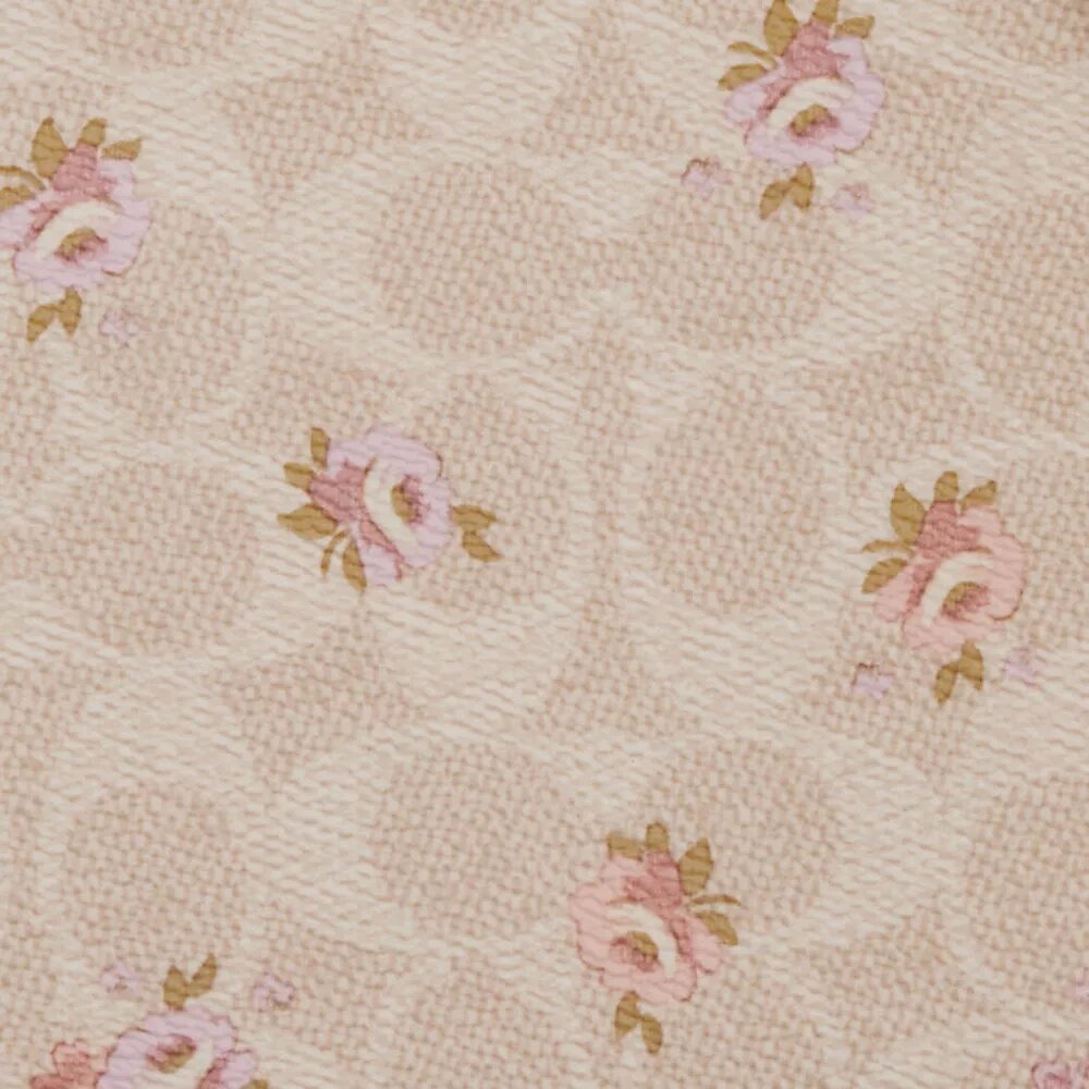Notatbok i Signature Canvas med blomstertrykk