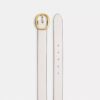 Ovalt belte med spenne, 32 mm
