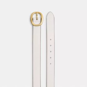 Ovalt belte med spenne, 32 mm