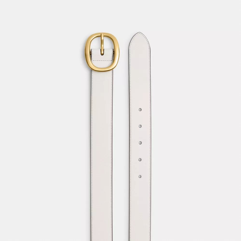 Ovalt belte med spenne, 32 mm